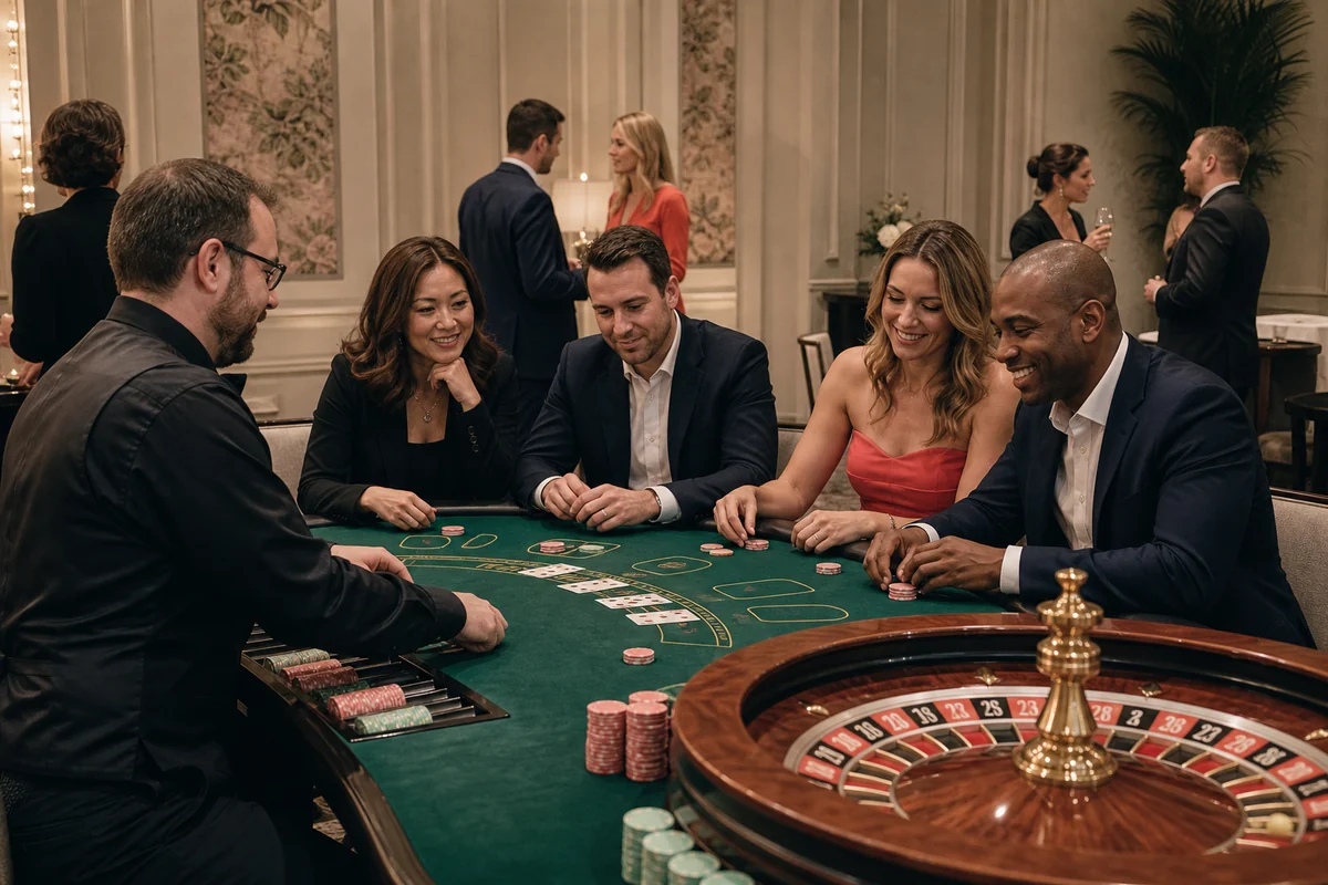 Casino games made for event entertainment